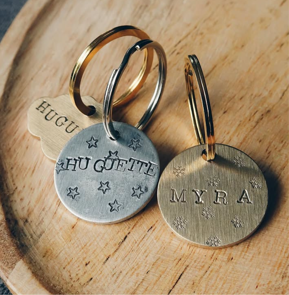 Médaille ronde argentée