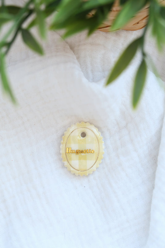 Médaille Vichy jaune