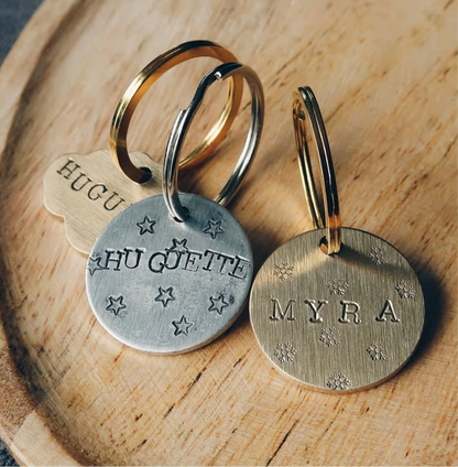 Médaille ronde dorée