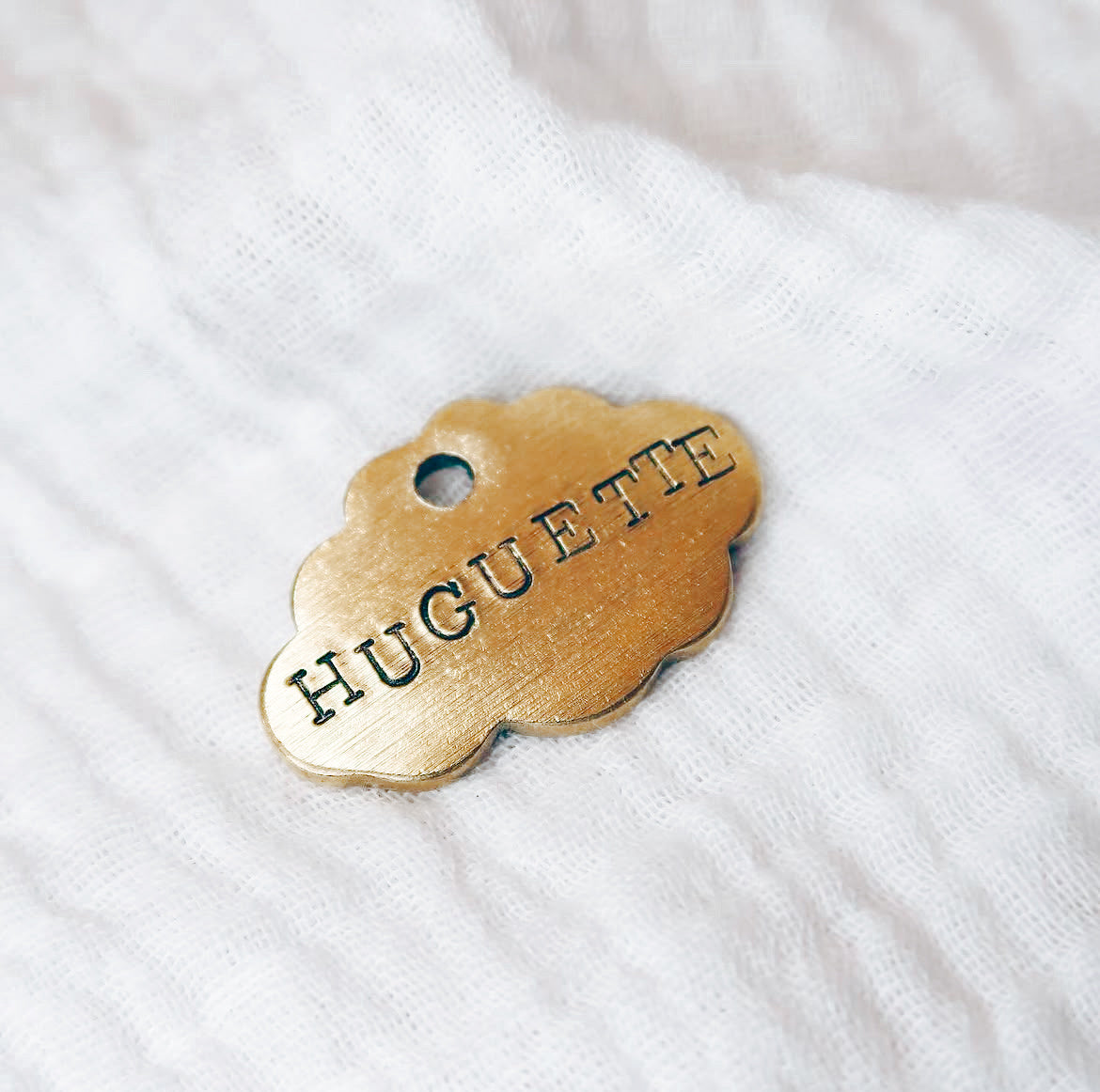 Médaille Nuage dorée